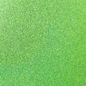 Lime green self adhesive transparent glitter 