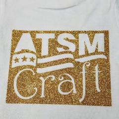 ESSMO Yellow Gold Glitter Heat Transfer Vinyl HTV Sheet T-Shirt 20 Wide  Iron On Heat Press DG02 20x120 