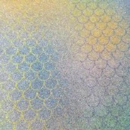 Mermaid holographic printed craft vinyl