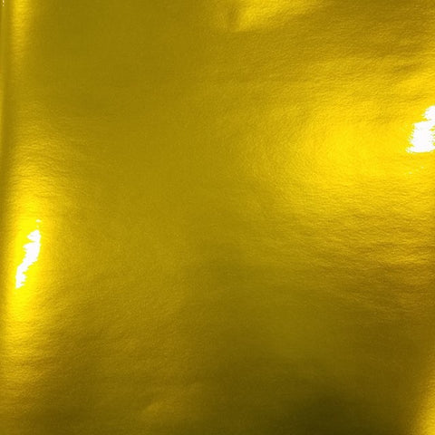 Yellow Polished Metal PSV craft vinyl
