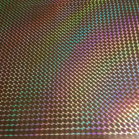 Silver Holographic Mosaic