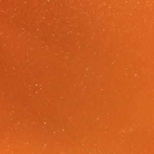 Styletech Orange Ultra Metallic glitter vinyl for crafting