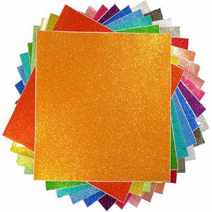 Transparent Glitter craft vinyl sample pack
